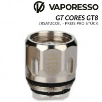 GT Cores GT8 - Vaporesso - Ersatzcoil GT Cores GT8 - Vaporesso - Ersatzcoil