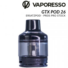 GTX Pod 26 - Vaporesso - Ersatzpod 5,0 ml GTX Pod 26 - Vaporesso - Ersatzpod 5,0 ml