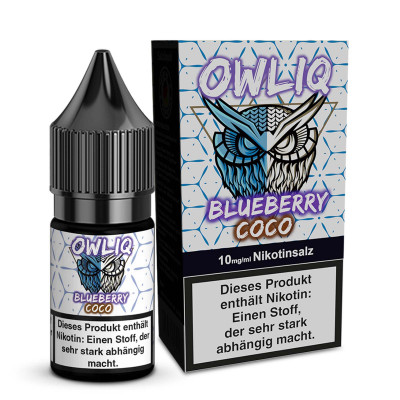 Blueberry Coco - OWLIQ - Nicsalt Liquid 10 ml