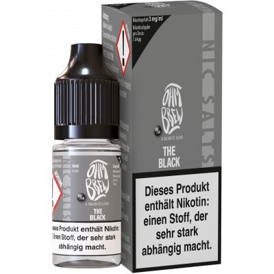 The Black - Ohm Brew - Nicsalt Liquid 10 ml
