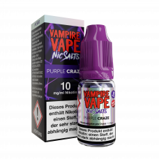Purple Craze - Vampire Vape - Nicsalt Liquid 10 ml Purple Craze - Vampire Vape - Nicsalt Liquid 10 ml